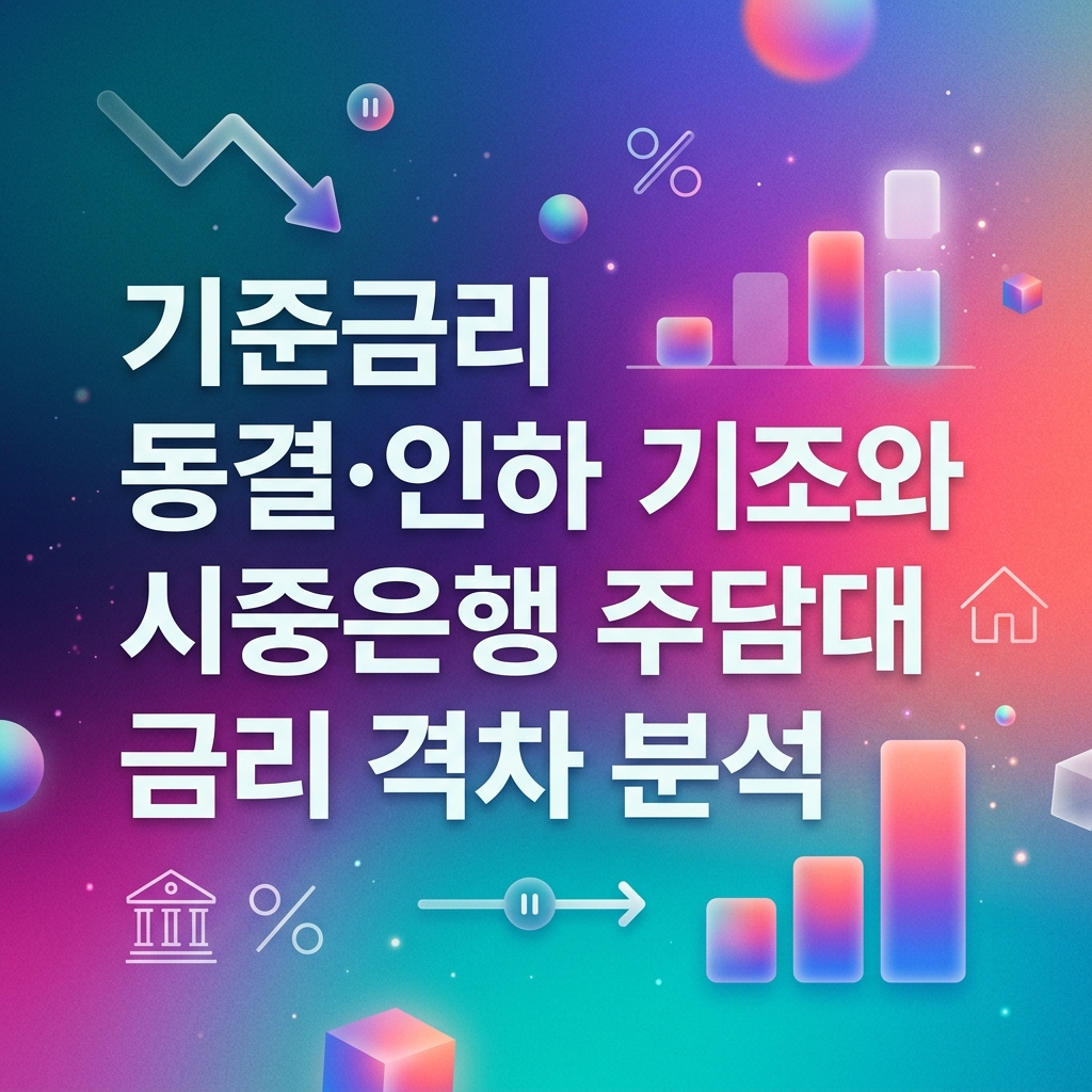 ai thumbnail gradient 기준금리 동결·인하 기조와 시중은행 주담대 금리 격차 분석 1787694305