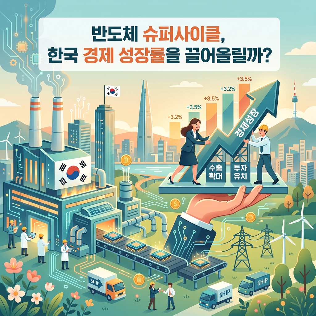 ai thumbnail illustration 반도체 슈퍼사이클 한국 경제 성장률을 끌어올릴까 1788061141