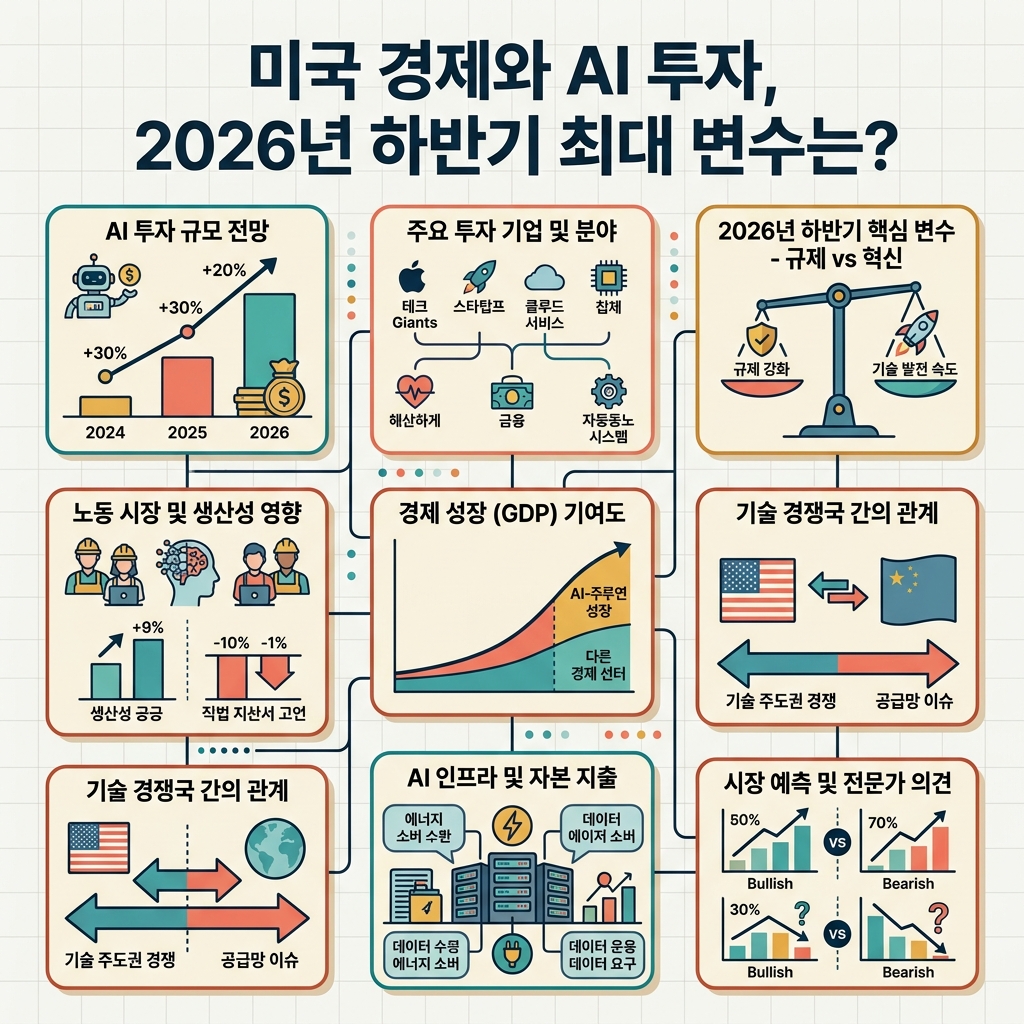 ai thumbnail infographic 미국 경제와 AI 투자 2026년 하반기 최대 변수는 1788061303