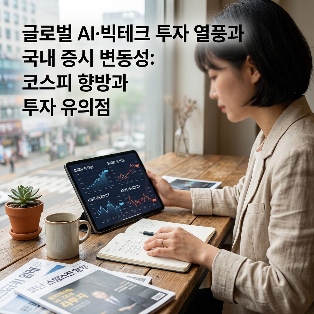 ai thumbnail photography 글로벌 AI·빅테크 투자 열풍과 국내 증시 변동성 코스피 향방과 투자 유의점 1787957405