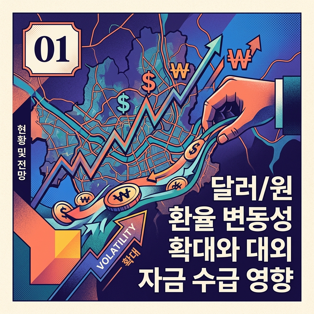 ai thumbnail poster 달러원 환율 변동성 확대와 대외 자금 수급 영향 1787605796