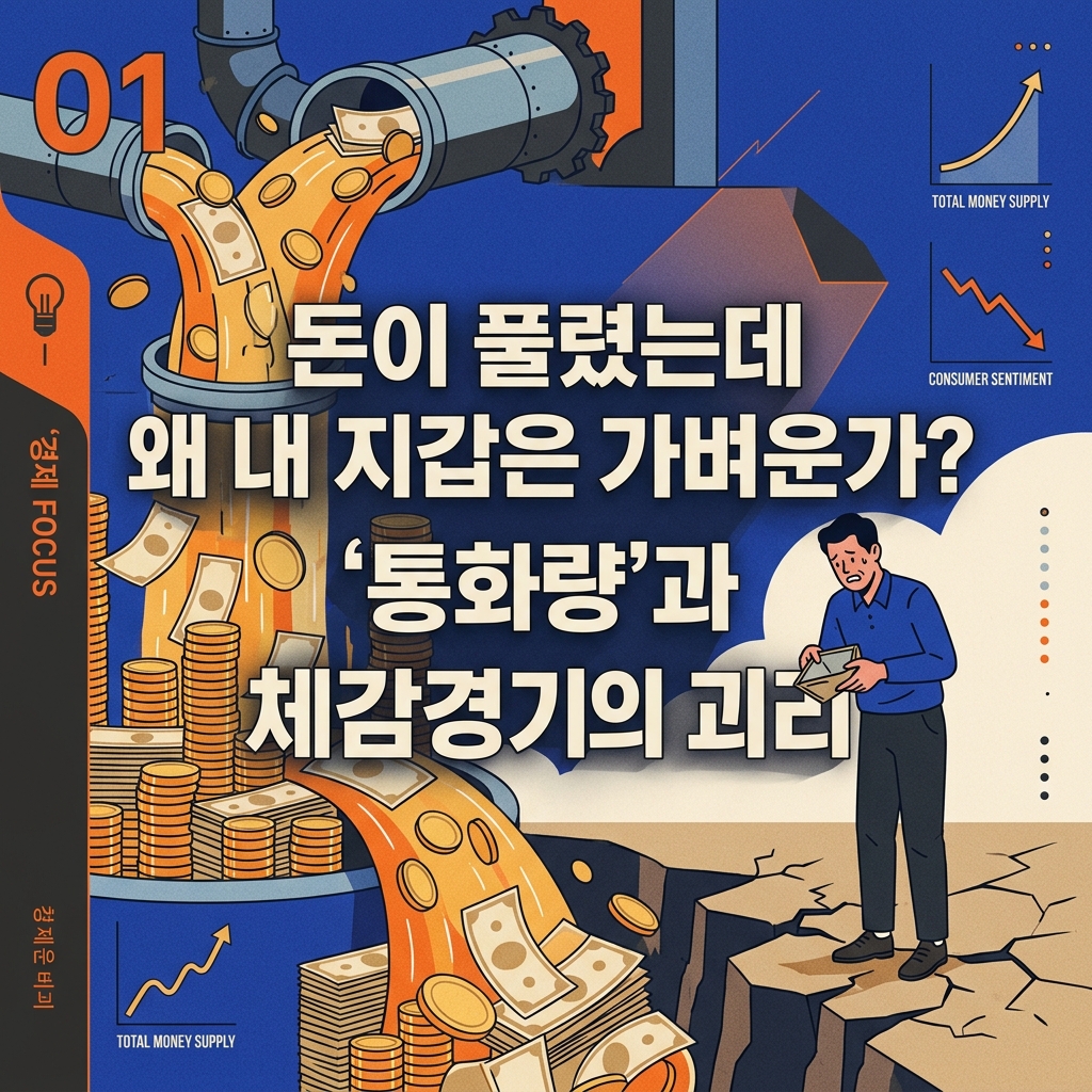 ai thumbnail poster 돈이 풀렸는데 왜 내 지갑은 가벼운가 ‘통화량과 체감경기의 괴리 1786687417