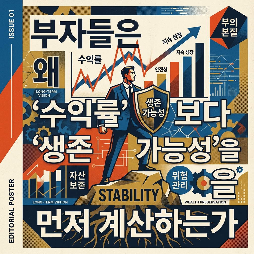 ai thumbnail poster 부자들은 왜 ‘수익률보다 ‘생존 가능성을 먼저 계산하는가 1786685221
