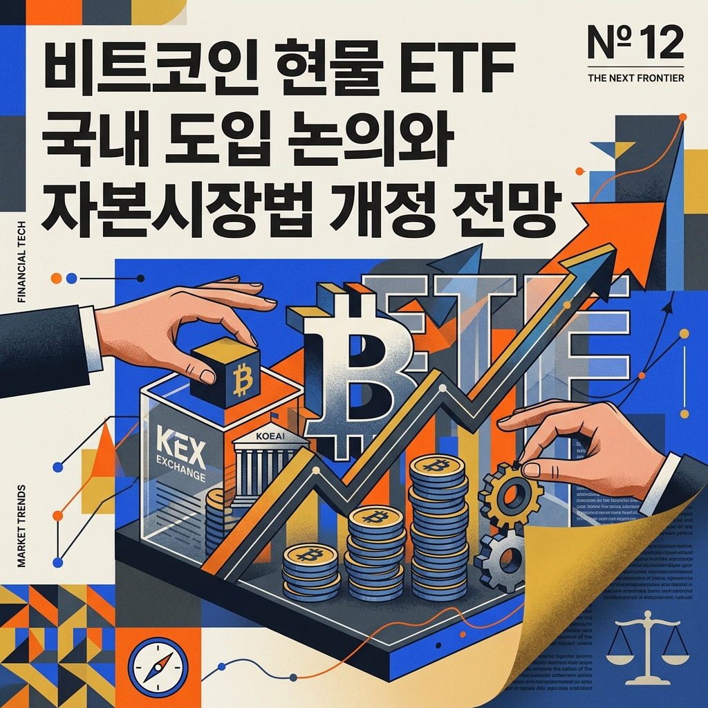 ai thumbnail poster 비트코인 현물 ETF 국내 도입 논의와 자본시장법 개정 전망 1787382541