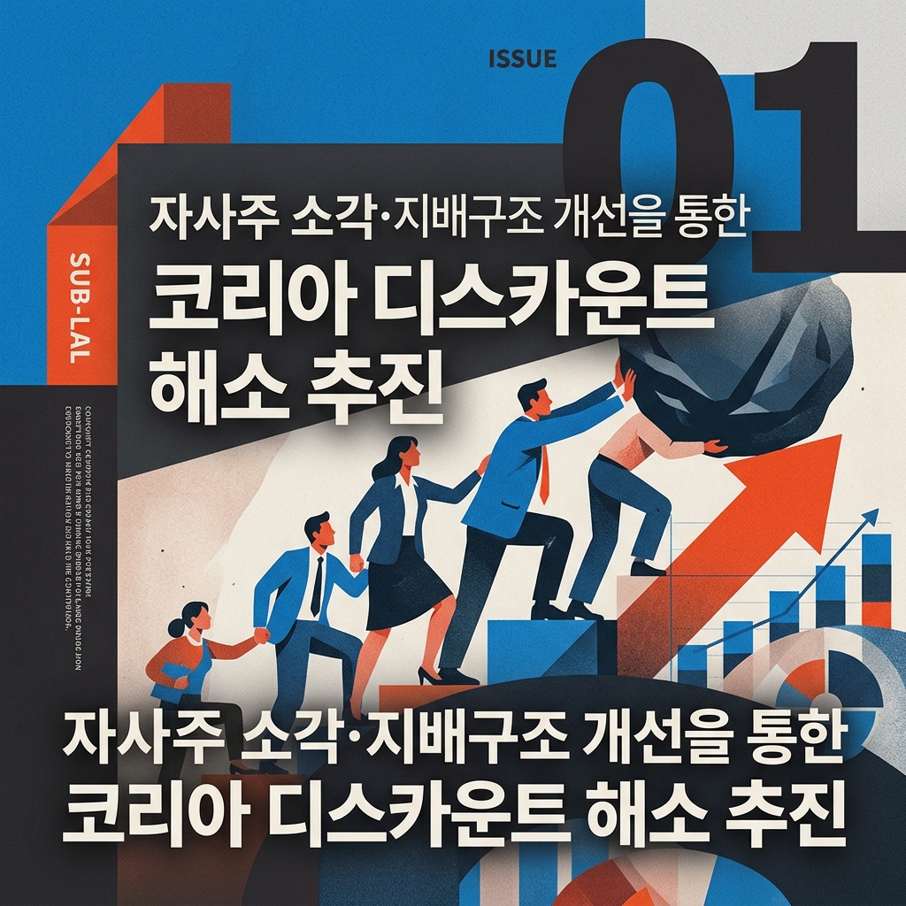 ai thumbnail poster 자사주 소각·지배구조 개선을 통한 코리아 디스카운트 해소 추진 1787606066