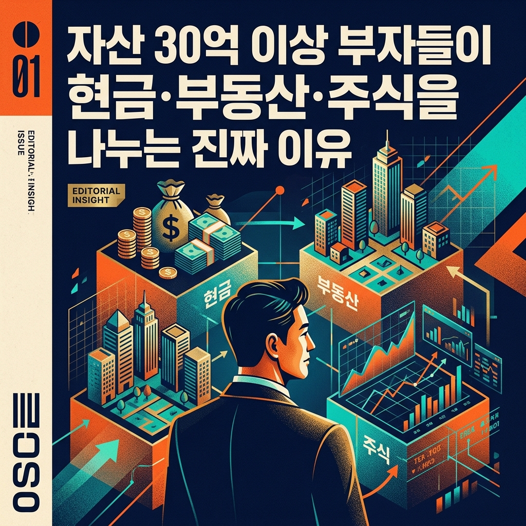 ai thumbnail poster 자산 30억 이상 부자들이 현금·부동산·주식을 나누는 진짜 이유 1786685013