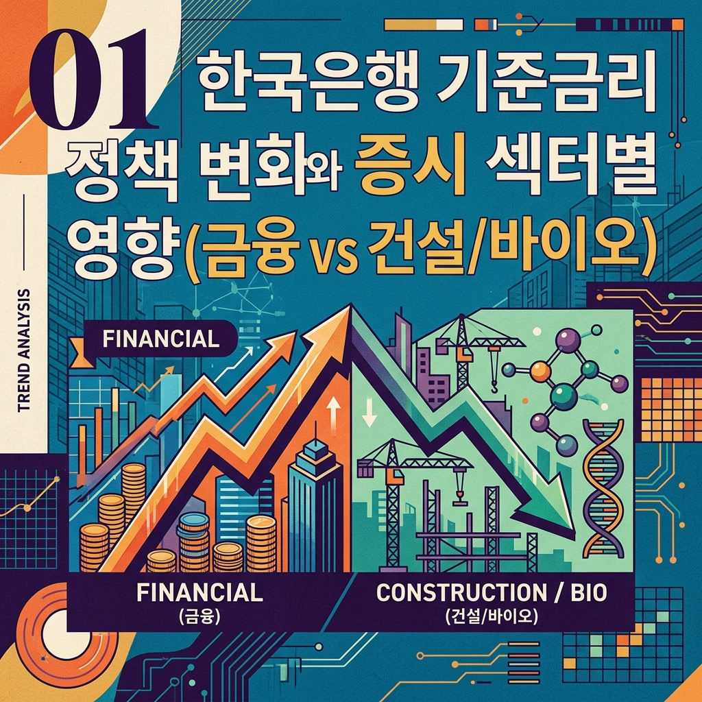 ai thumbnail poster 한국은행 기준금리 정책 변화와 증시 섹터별 영향금융 vs 건설바이오 1787629479