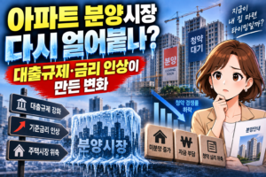 아파트 분양시장 다시 얼어붙나? 대출규제·금리 인상이 만든 변화 1 ChatGPT Image 2026년 9월 20일 오후 09 57 36