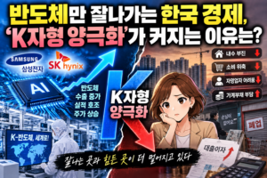 반도체만 잘나가는 한국 경제, ‘K자형 양극화’가 커지는 이유는? 4 ChatGPT Image 2026년 9월 20일 오후 10 02 48