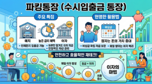 파킹통장(수시입출금 통장)의 특징과 활용법 6 Gemini Generated Image 5borvt5borvt5bor