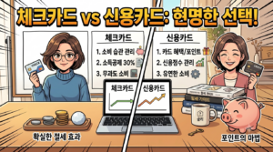 체크카드 vs 신용카드: 절세 및 소비 습관 관점 비교 4 Gemini Generated Image swzcnfswzcnfswzc