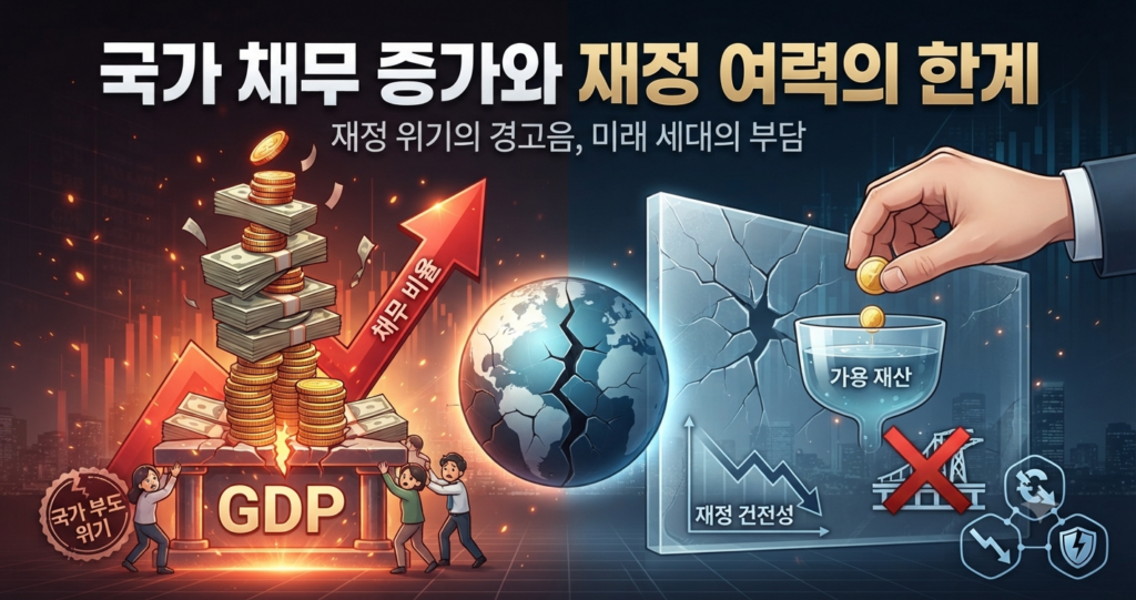 국가 채무 증가와 재정 여력의 한계 1 Gemini Generated Image v56upev56upev56u
