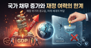 국가 채무 증가와 재정 여력의 한계 6 Gemini Generated Image v56upev56upev56u