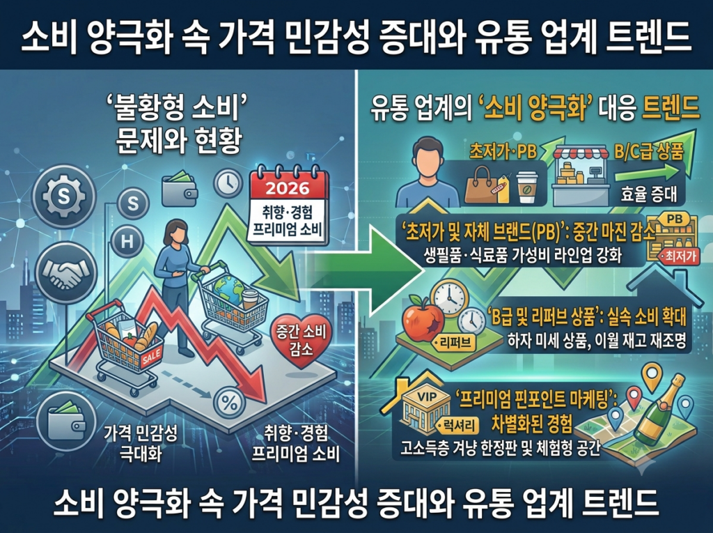 소비 양극화 속 가격 민감성 증대와 유통 업계 트렌드 1 Gemini Generated Image v7i90ev7i90ev7i9