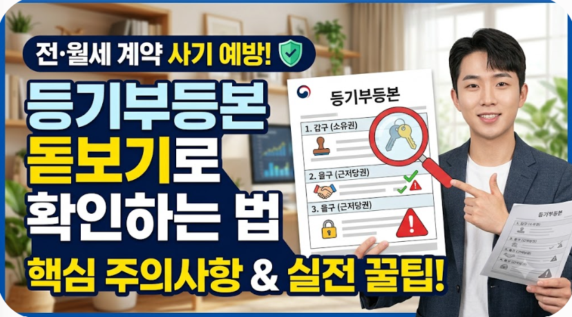 전·월세 계약 시 주의사항 및 등기부등본 보는 법 1 스크린샷 2026 09 02 073131