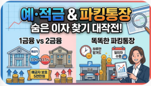 예·적금 금리 비교 및 파킹통장 활용법 3 스크린샷 2026 09 04 063046