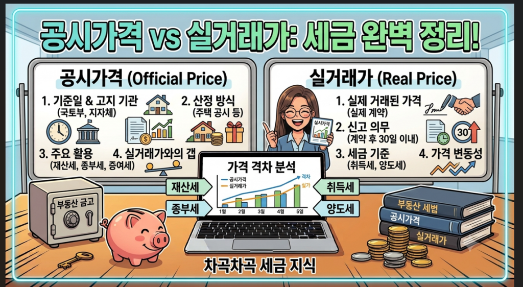 공시가격과 실거래가의 차이 및 세금 연관성 1 스크린샷 2026 09 11 064318