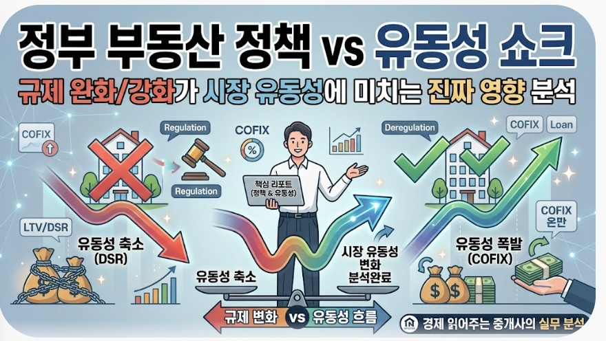정부의 부동산 규제 완화/강화 정책이 시장 유동성에 미치는 영향 1 스크린샷 2026 09 12 101525