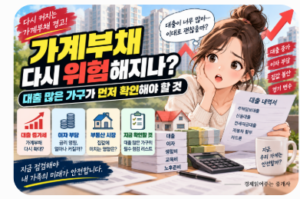 가계부채 다시 위험해지나? 대출 많은 가구가 먼저 확인해야 할 것 2 스크린샷 2026 09 16 080644